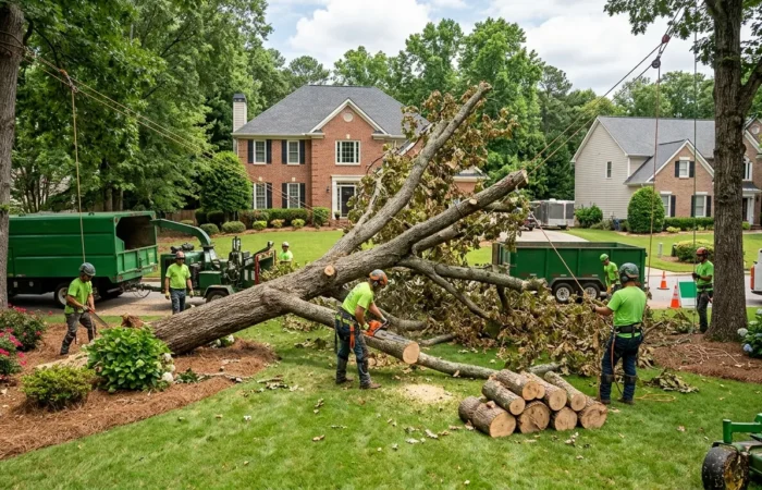 Tree fall services in Marietta GA for professional fallen tree removal